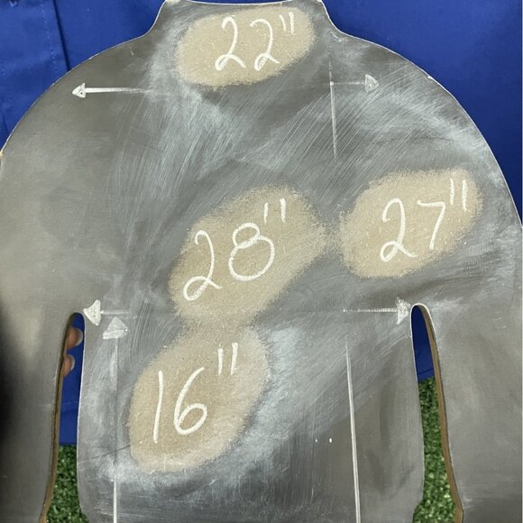 BAW Athletic Wear NON-Iron Shirt Button Down Blue Men's Size 2XL Pocket - Picture 9 of 9